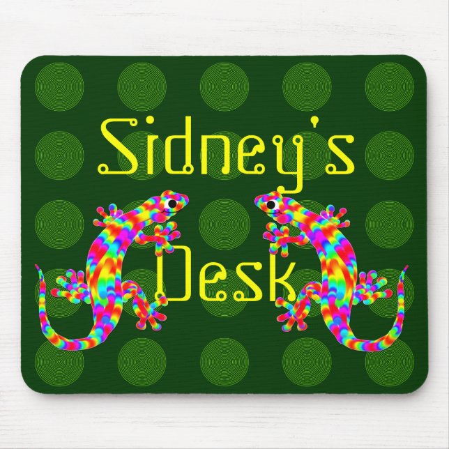 Fun Sidney Salamander Mouse Pad (Front)