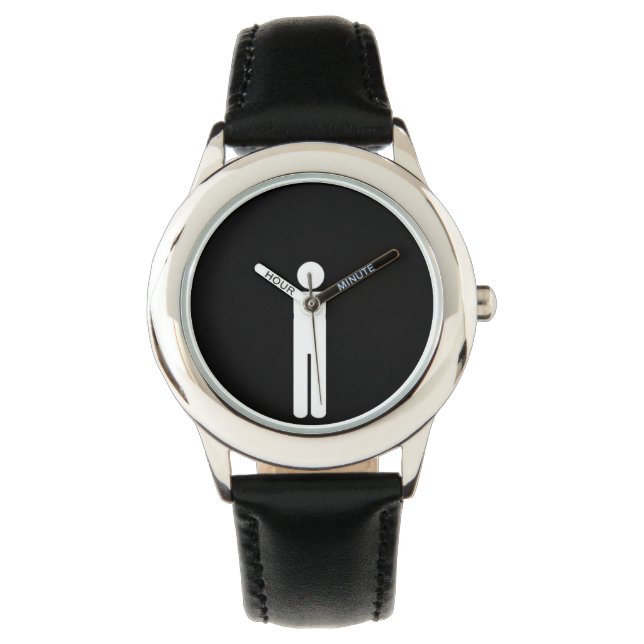 fun sign graphic man watch (Front)