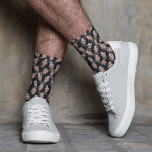 Fun Silly Face Novelty Photo Socks