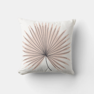Fun Simple Blue Pink Floral Cushion