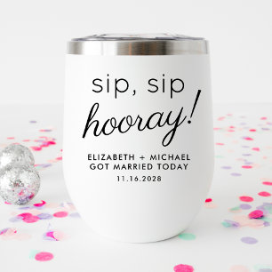 Fun Sip Sip Hooray Wedding