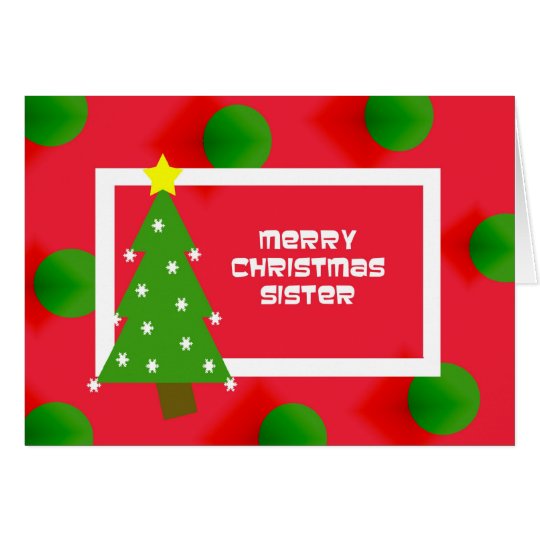 Fun Sister Christmas Card