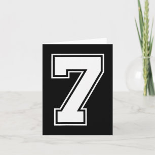 Fun Six Seven 6 7 Meme Design  Card