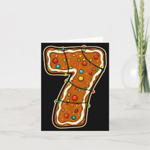 Fun Six Seven 6 7 Meme Design Christmas For Men Wo Card