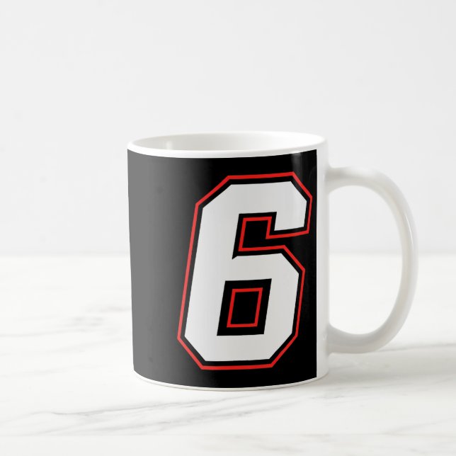 Fun Six Seven 6 7 Meme Design  Coffee Mug (Right)