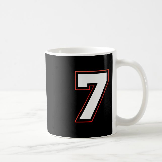 Fun Six Seven 6 7 Meme Design  Coffee Mug (Right)