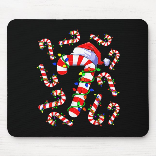 Fun Six Seven 6 7 Meme Design Couples Christmas Ca Mouse Pad (Front)
