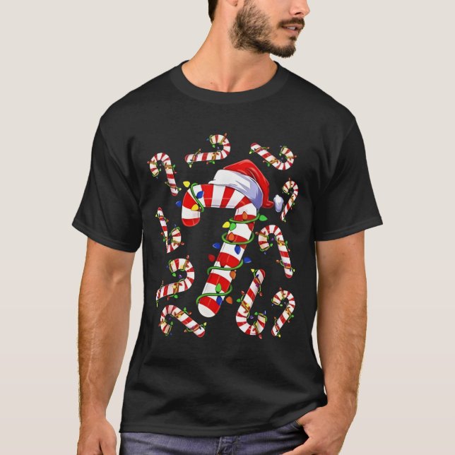 Fun Six Seven 6 7 Meme Design Couples Christmas Ca T-Shirt (Front)