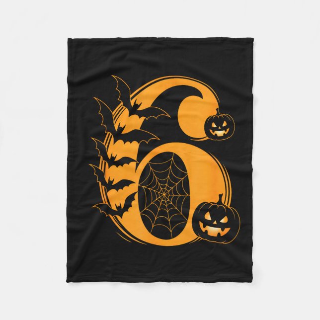 Fun Six Seven 6 7 Meme Design Couples Halloween  Fleece Blanket (Front)
