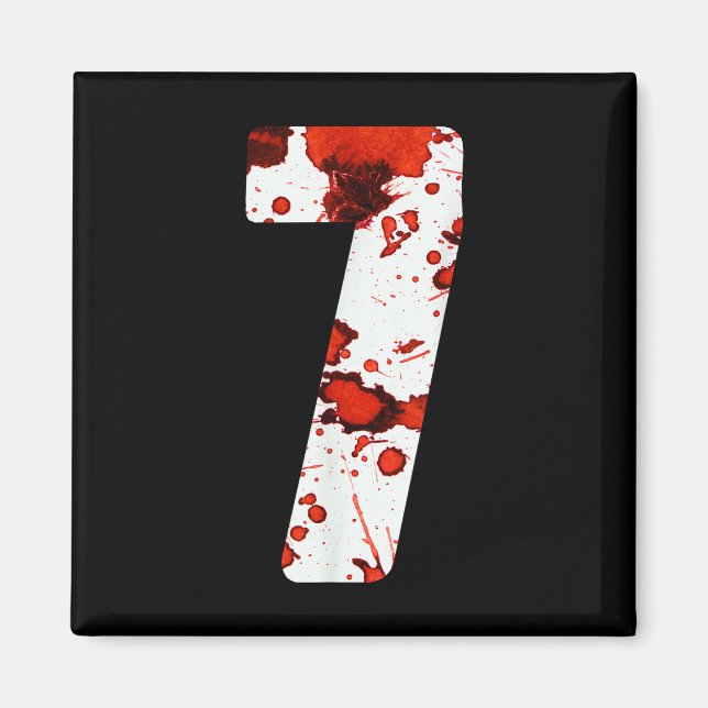 Fun Six Seven 6 7 Meme Design Couples Halloween Ho Magnet (Front)