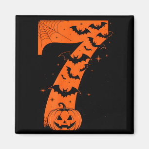 Fun Six Seven 6 7 Meme Design Couples Halloween  Magnet
