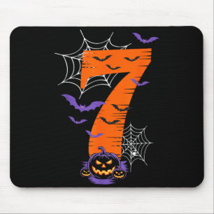 Fun Six Seven 6 7 Meme Design Couples Halloween Mouse Pad