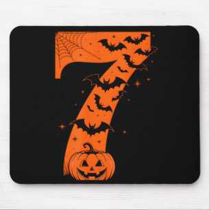 Fun Six Seven 6 7 Meme Design Couples Halloween Mouse Pad
