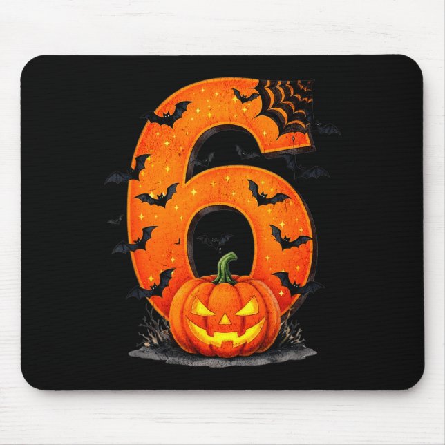 Fun Six Seven 6 7 Meme Design Couples Halloween  Mouse Pad (Front)