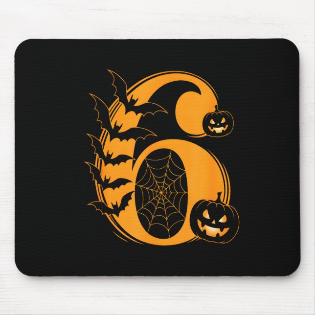Fun Six Seven 6 7 Meme Design Couples Halloween  Mouse Pad (Front)