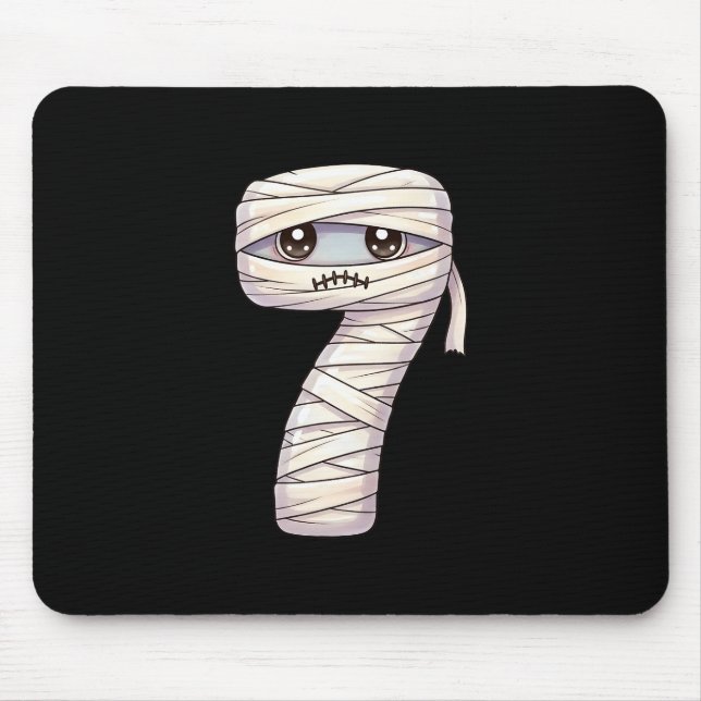 Fun Six Seven 6 7 Meme Design Couples Halloween Mu Mouse Pad (Front)