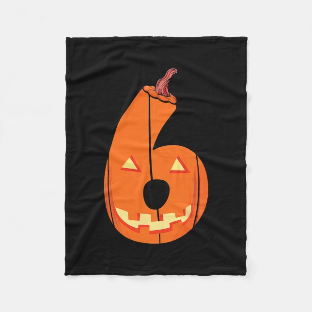 Fun Six Seven 6 7 Meme Design Couples Halloween Pu Fleece Blanket (Front)