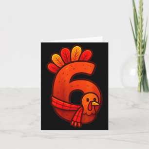 Fun Six Seven 6 7 Meme Design Couples Thanksgiving Card