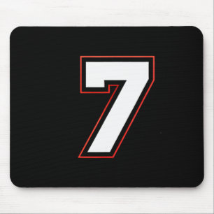 Fun Six Seven 6 7 Meme Design Mouse Pad