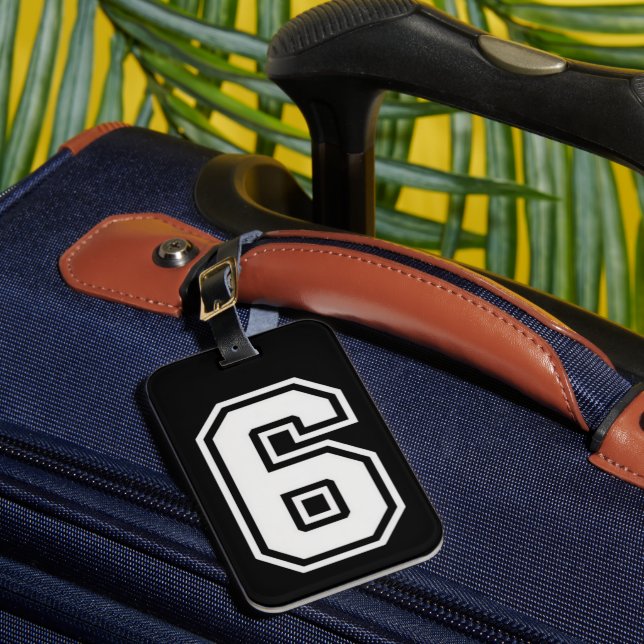 Fun Six Seven 6 7 Meme  Luggage Tag (Front Insitu 1)