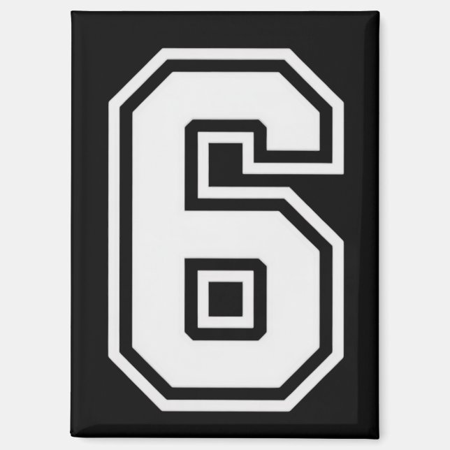 Fun Six Seven 6 7 Meme  Magnet (Front)
