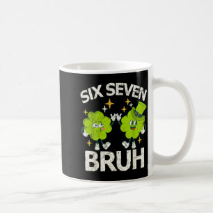 Fun Six Seven Bruh Saint Patricks Day 67 Meme Sham Coffee Mug