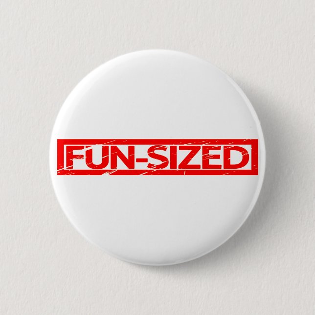 Fun-sized Stamp 6 Cm Round Badge (Front)