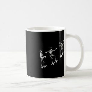 Fun Skeleton Skateboard Halloween Skateboarding Sk Coffee Mug