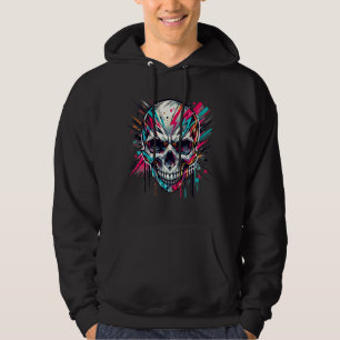 Fun Skeleton Skull,Abstract, Birthday Mens Hoodie