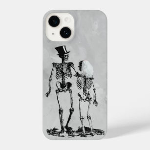 Fun Skeleton Wedding Goth Humour  iPhone 14 Case
