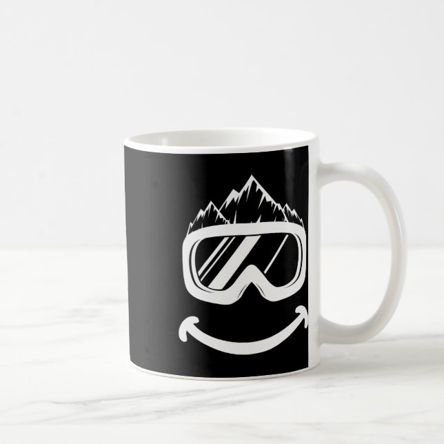 Fun Ski Tee Skiing Funny Snowboard  Coffee Mug (Right)