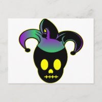 Fun Skull Jester Tattoo