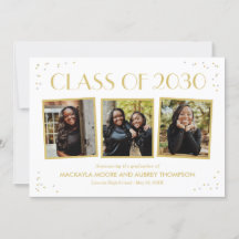 Fun Snapshots Editable Colour Graduation Invitatio