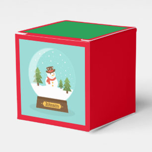 FUN!  Snowman Gift Box - Personalised -Add Name