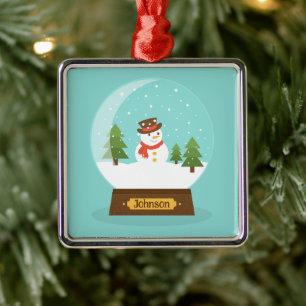 FUN! Snowman Ornament - Personalised -Add Name