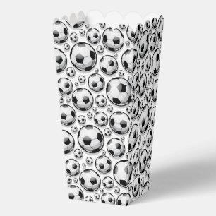 Fun Soccer sports ball tiled pattern Favour Box