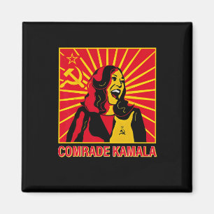 Fun Socialist Comrade Kamala Commie La Harris 2024 Magnet