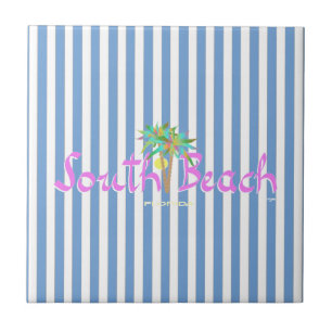 Fun South Beach, Florida Tile