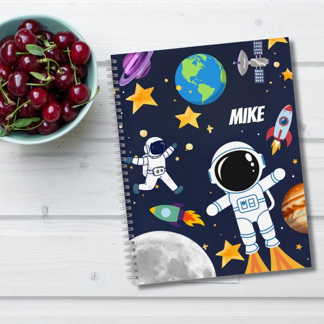Fun Space Astronaut Planet,Cute Kid sketchbook art Notebook (Creator Uploaded)