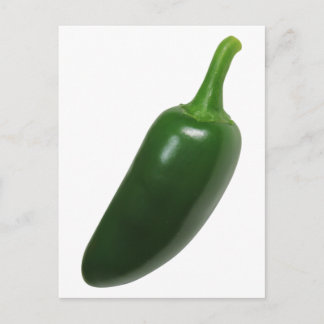 Fun & Spicy Jalapeno Pepper Postcard
