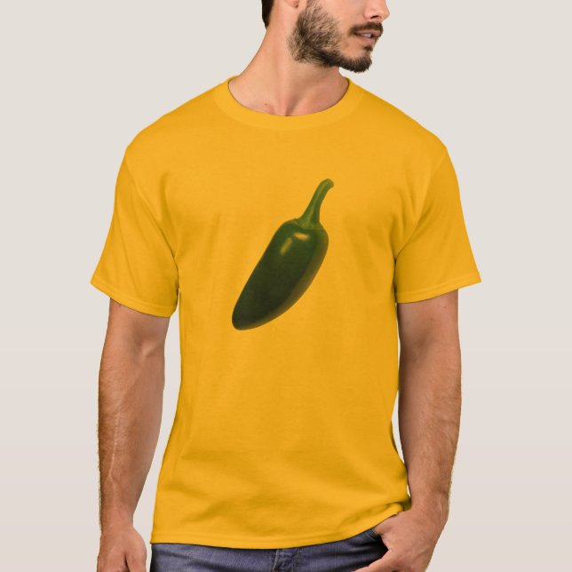 Fun & Spicy Jalapeno Pepper T-Shirt (Front)