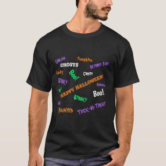 Fun, Spooky Customisable Happy Halloween T-Shirt
