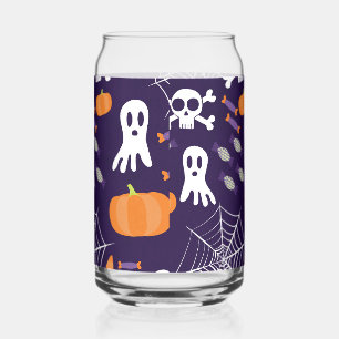 Fun Spooky Halloween Characters Can Glass
