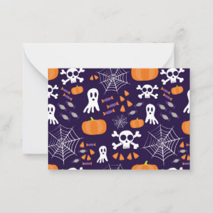 Fun Spooky Halloween Characters Card