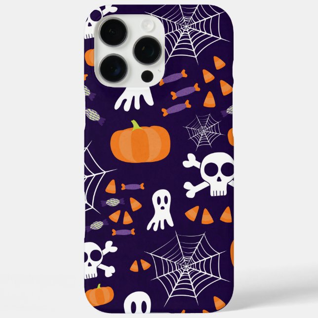 Fun Spooky Halloween Characters Case-Mate iPhone Case (Back)