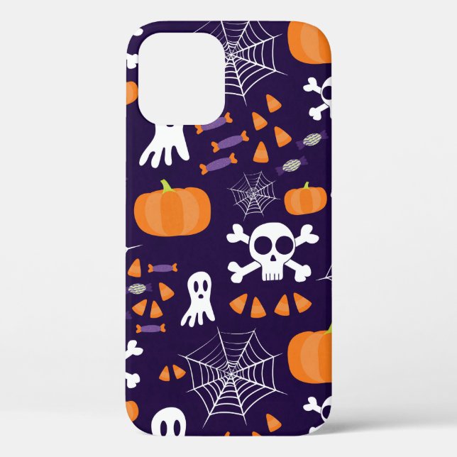 Fun Spooky Halloween Characters Case-Mate iPhone Case (Back)