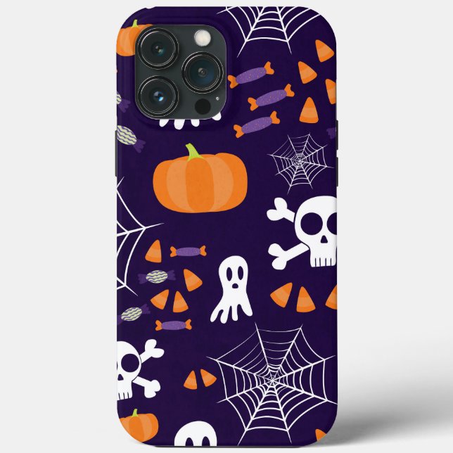 Fun Spooky Halloween Characters Case-Mate iPhone Case (Back)