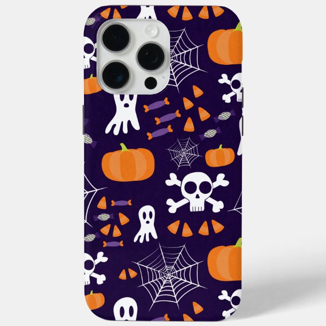 Fun Spooky Halloween Characters Case-Mate iPhone Case (Back)