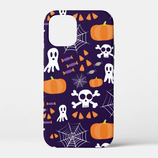 Fun Spooky Halloween Characters Case-Mate iPhone Case (Back)