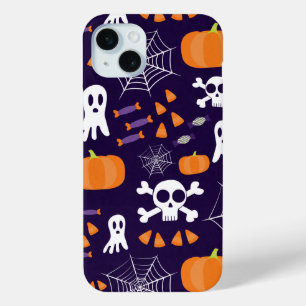 Fun Spooky Halloween Characters iPhone 15 Mini Case